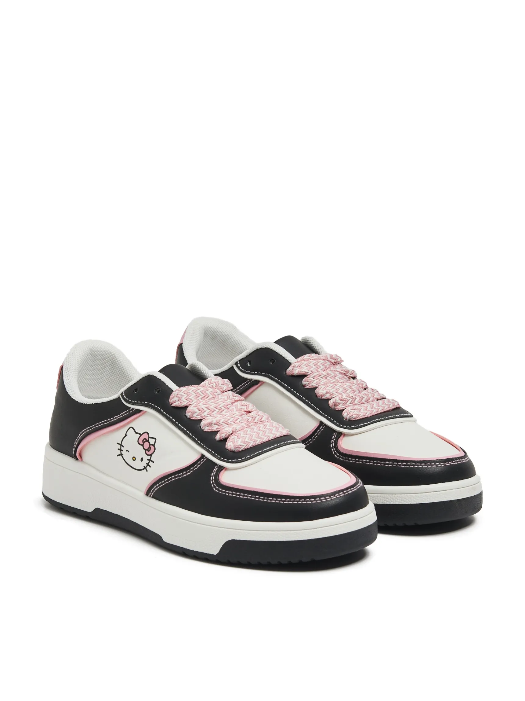 Cropp Biało-czarne sneakersy Hello Kitty | Sneakersy