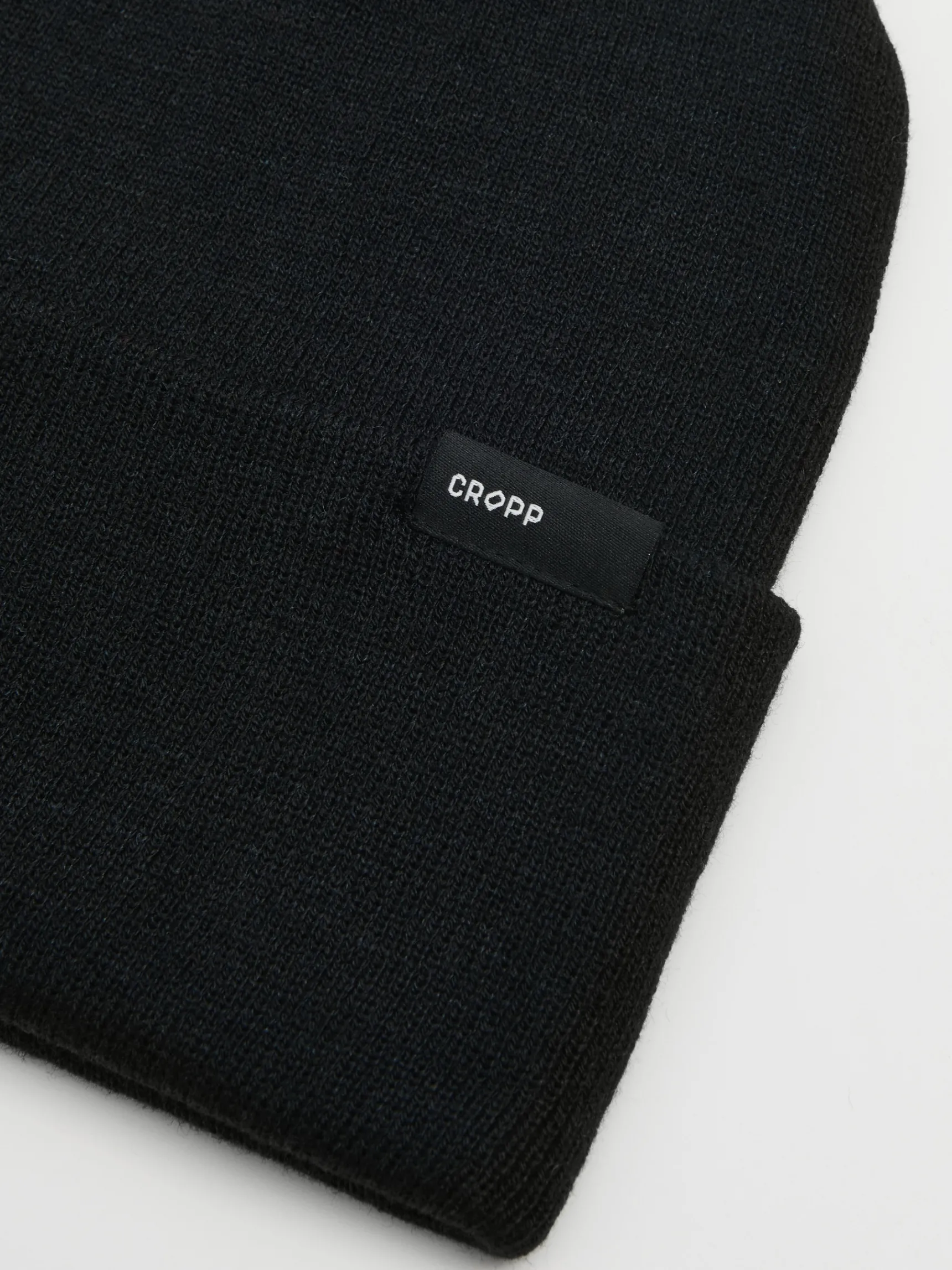 Cropp Czarna czapka beanie | Czapki | Basic