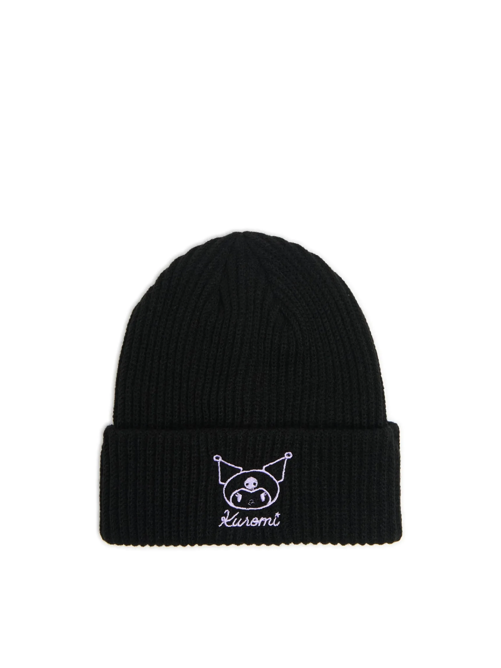 Cropp Czarna czapka beanie Kuromi | Czapki