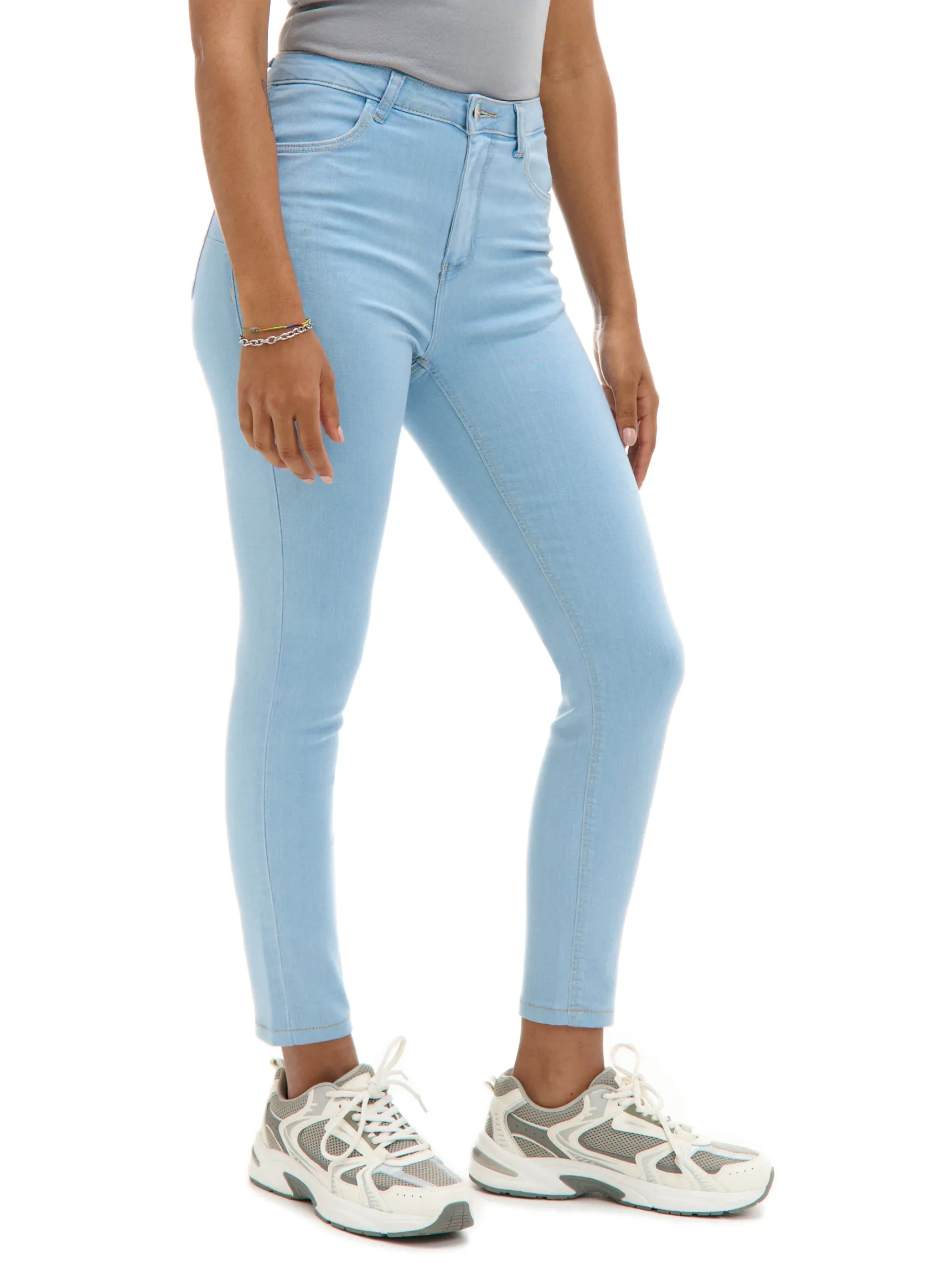 Cropp Jasne jeansy push up PETITE | Jeansy