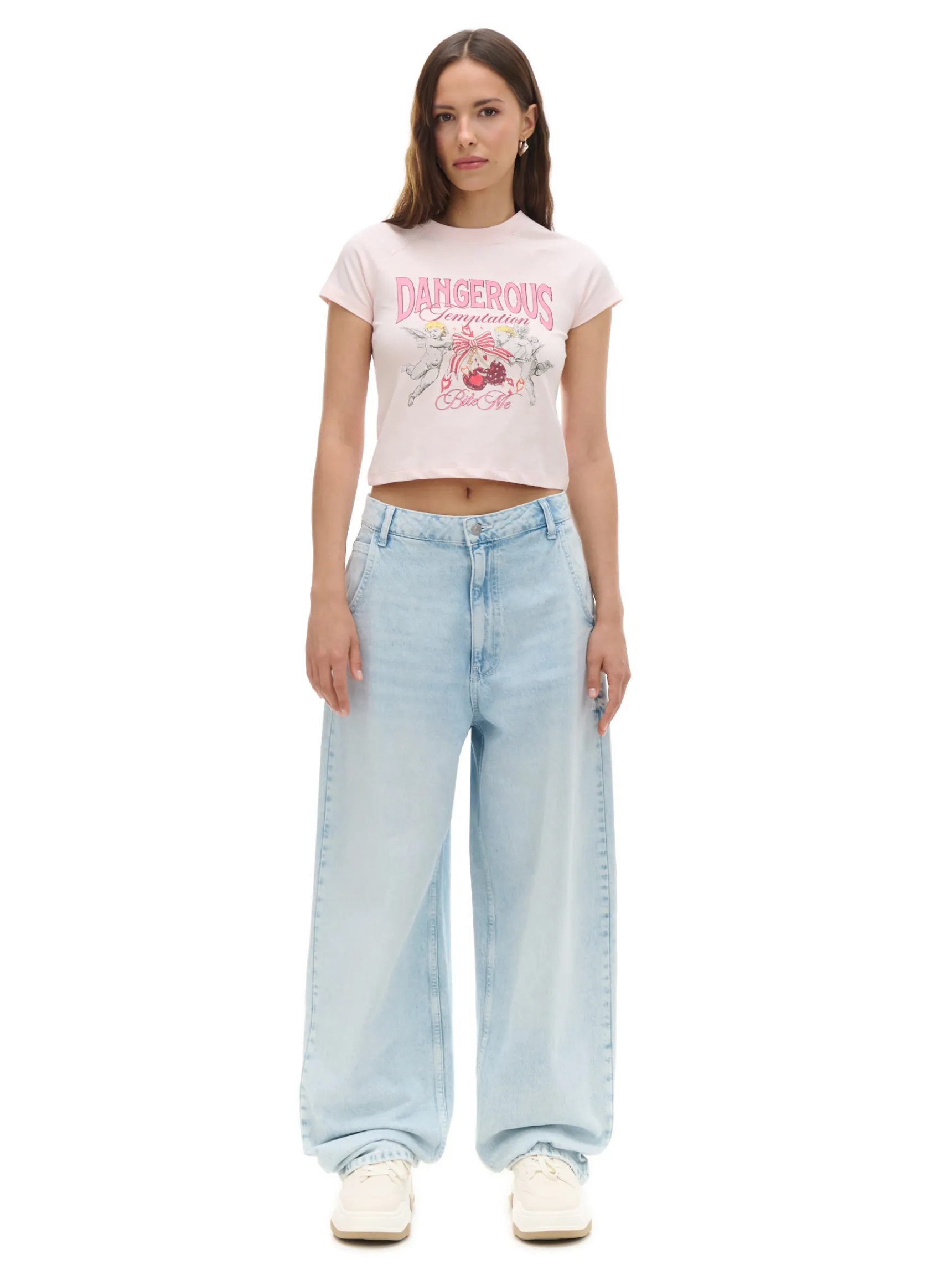 Cropp Jasne jeansy skater | Jeansy