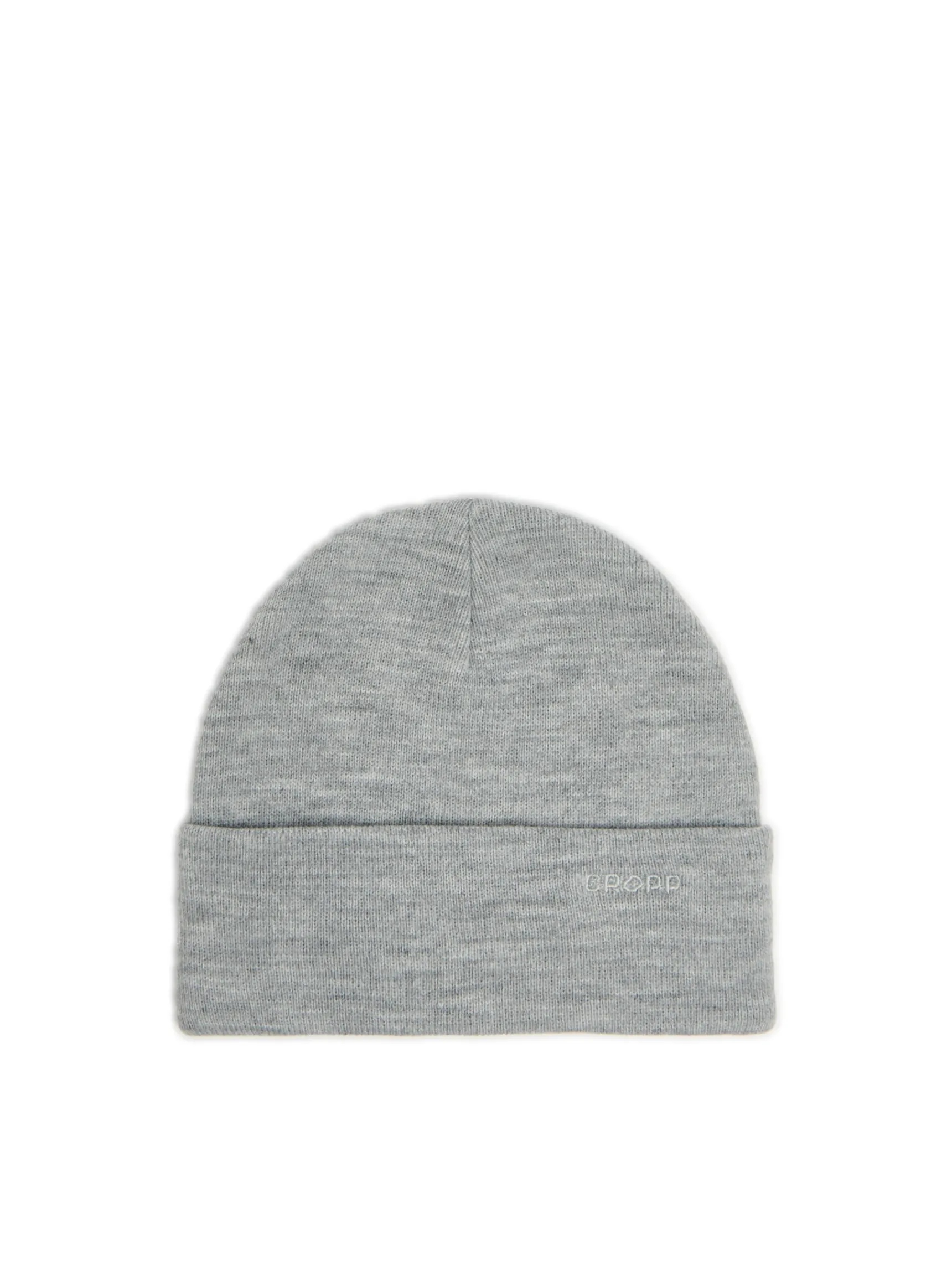 Cropp Jasnoszara czapka beanie z naszywką | Czapki | Basic