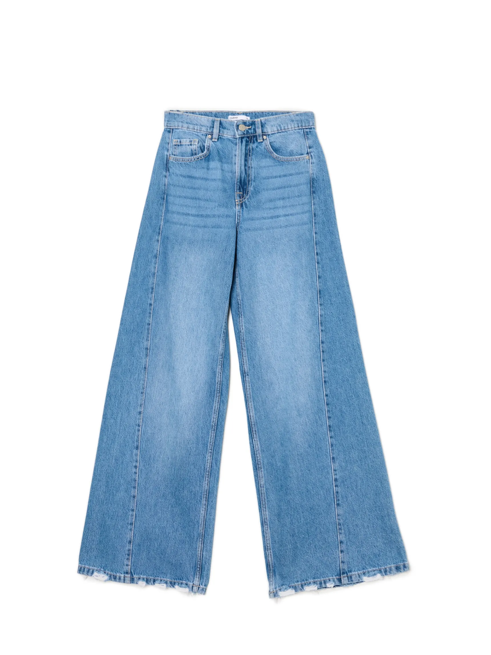 Cropp e jeansy wide leg | Jeansy