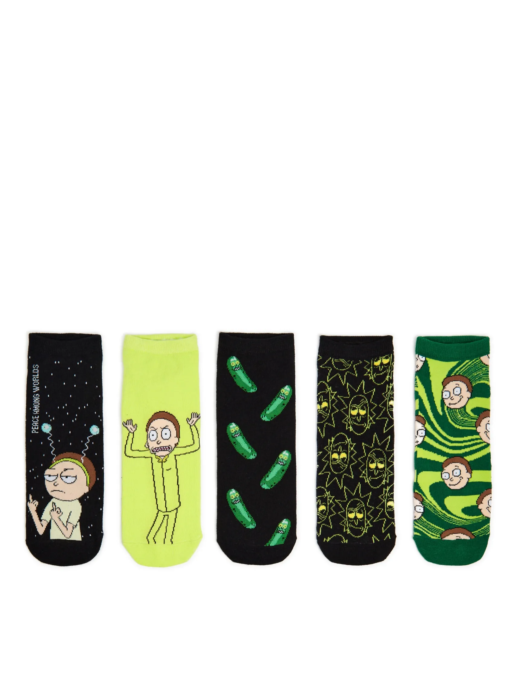 Cropp 5 pack krótkich skarpet Rick and Morty | Skarpetki