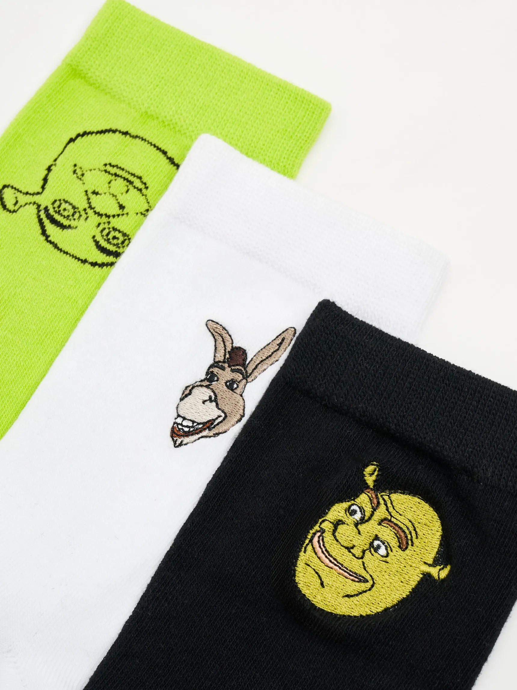 Cropp 3 pack skarpet Shrek i Osioł | Skarpetki