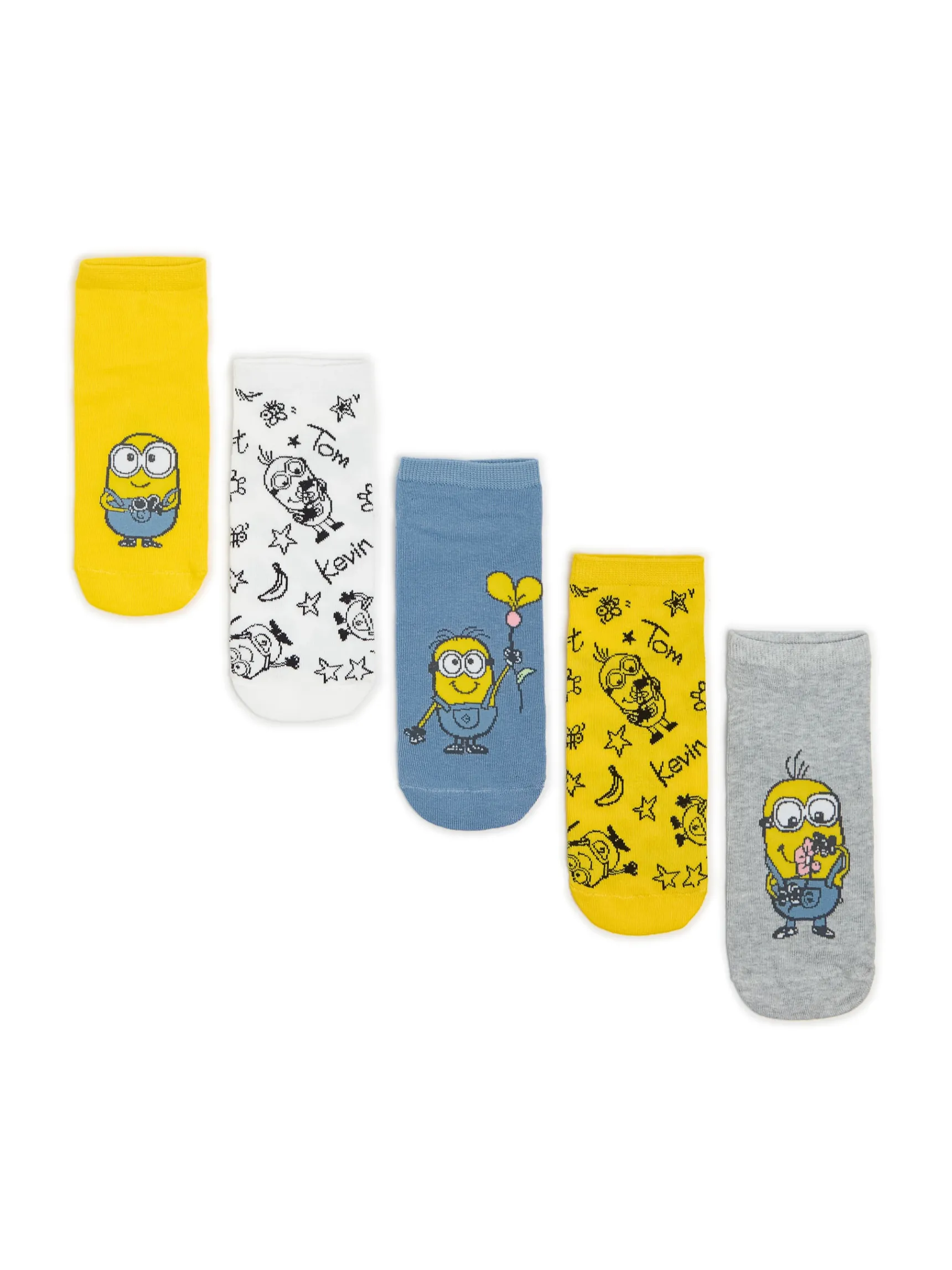 Cropp 5 pack skarpetek z Minionkami | Skarpety, Rajstopy