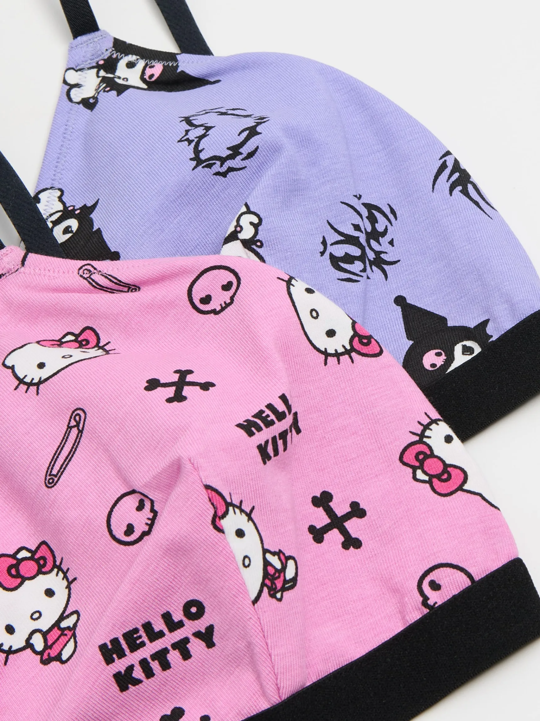 Cropp 2 pack staników Hello Kitty i Kuromi | Bielizna