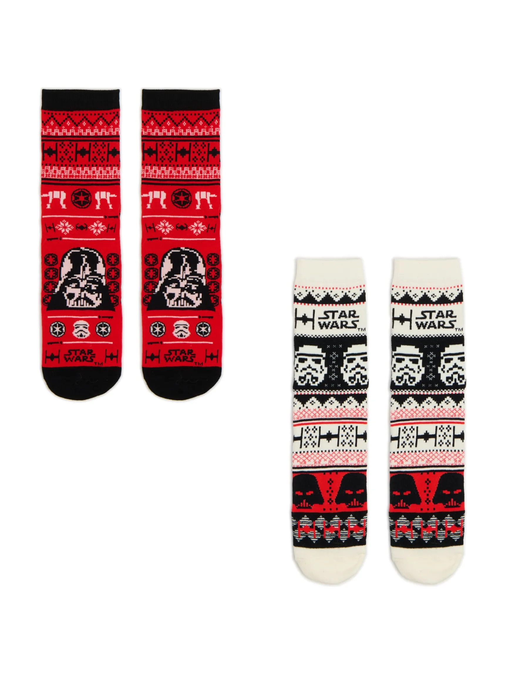 Cropp 2 pack świątecznych skarpet Star Wars | Akcesoria Świąteczne | Skarpetki