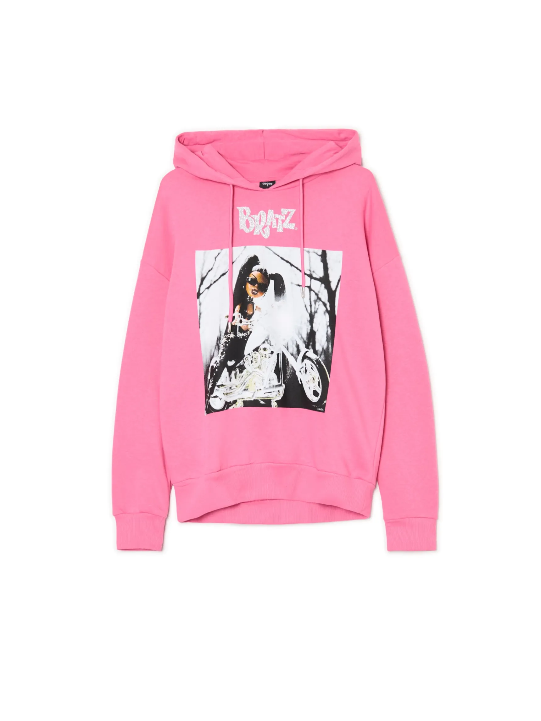 Cropp Różowa bluza z kapturem Bratz | Bluzy