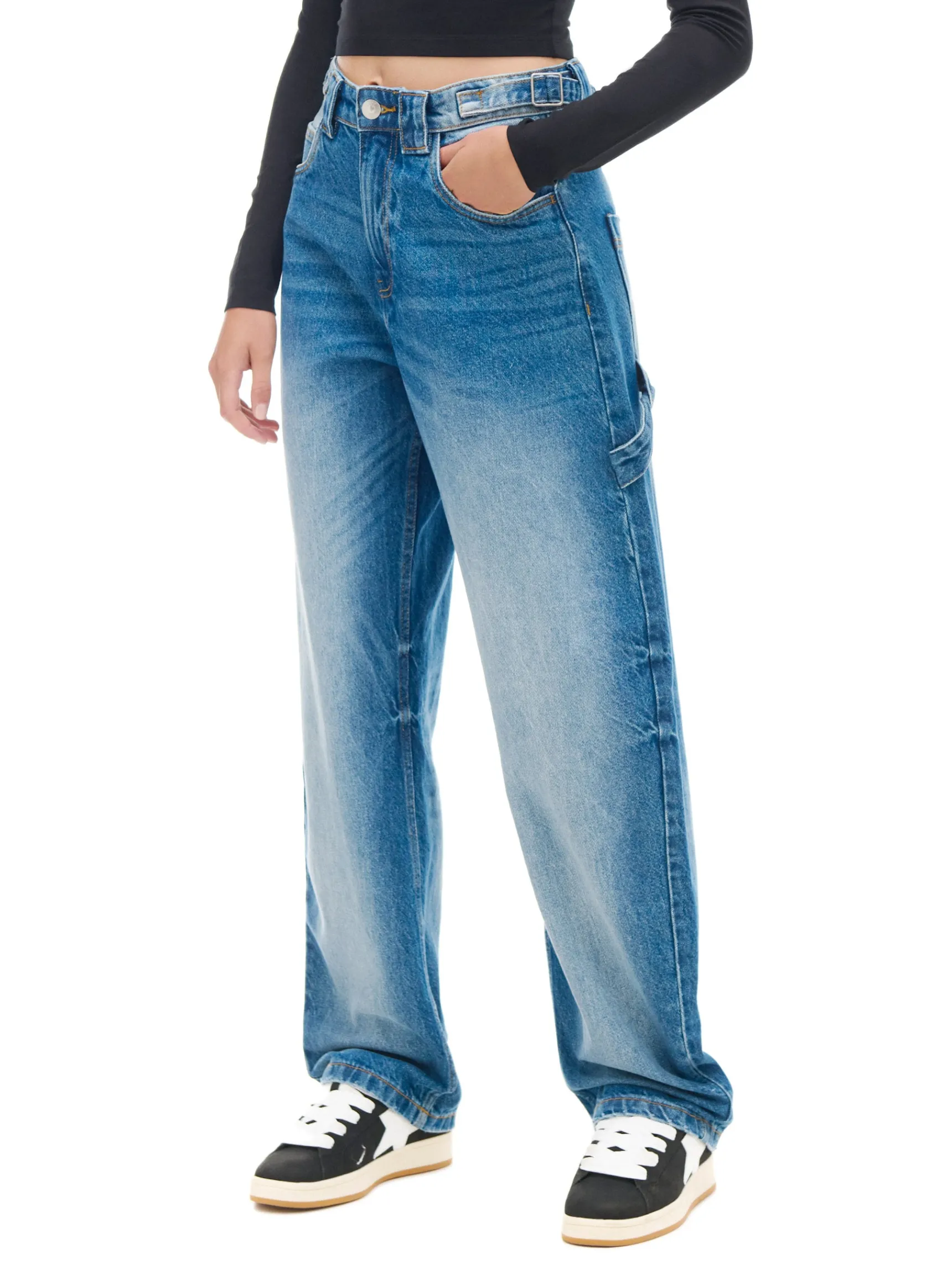 Cropp Spodnie jeansowe skater | Jeansy