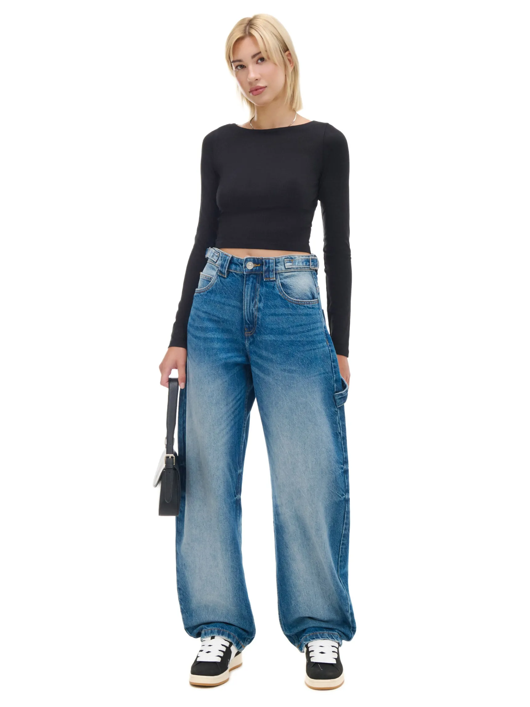 Cropp Spodnie jeansowe skater | Jeansy