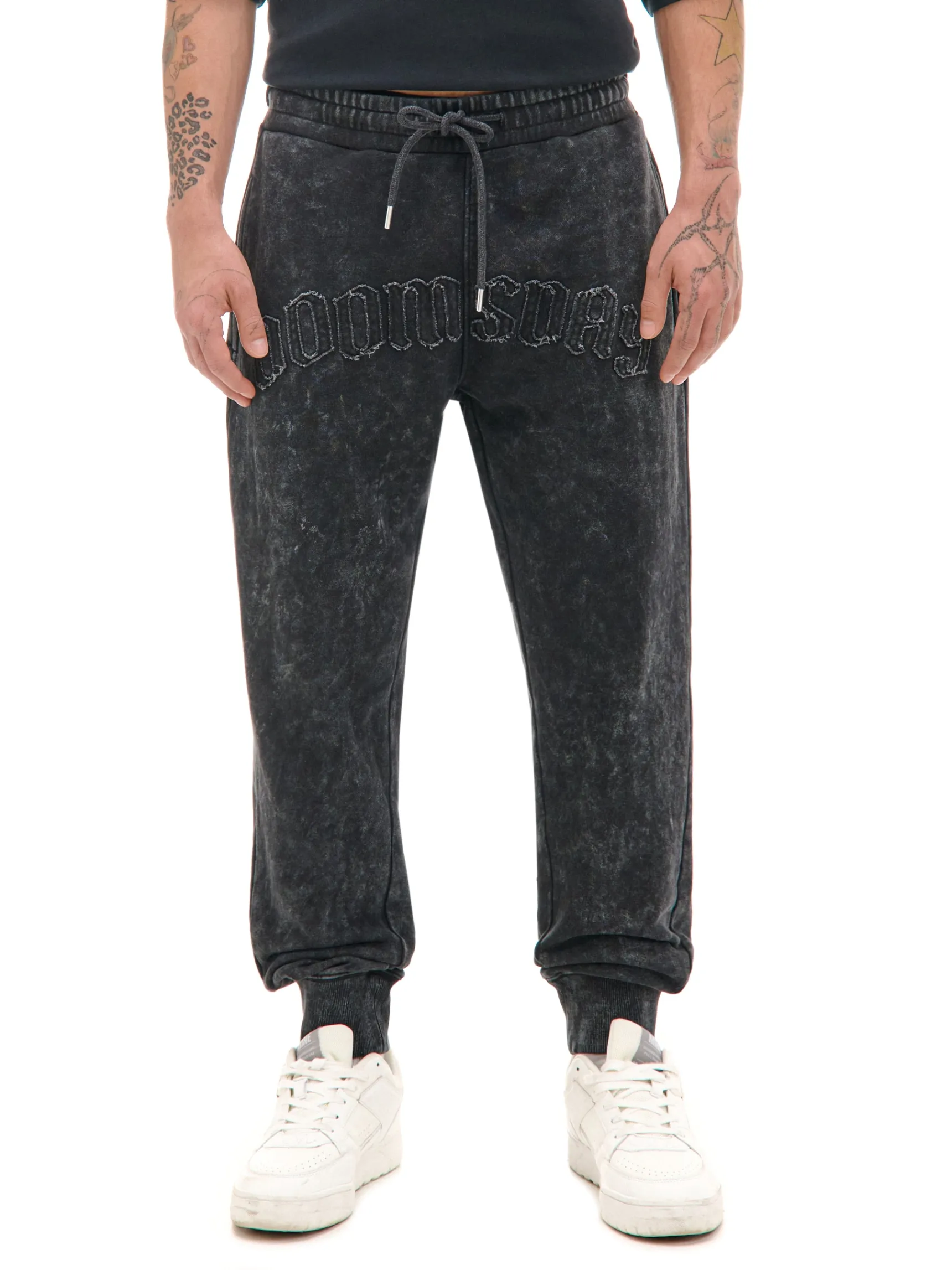 Cropp Spodnie joggery regular z napisem | Spodnie