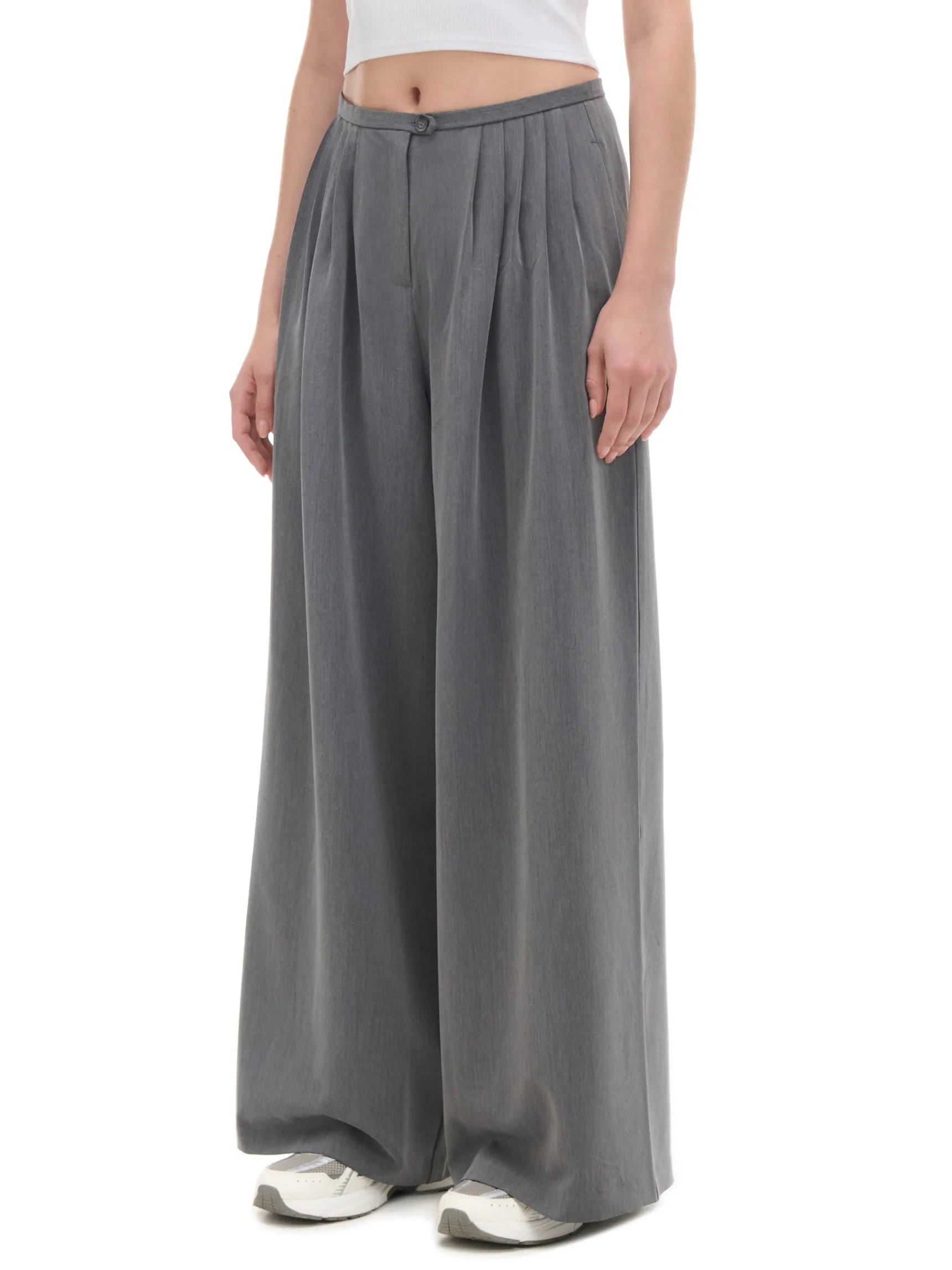 Cropp Spodnie wide leg | Spodnie