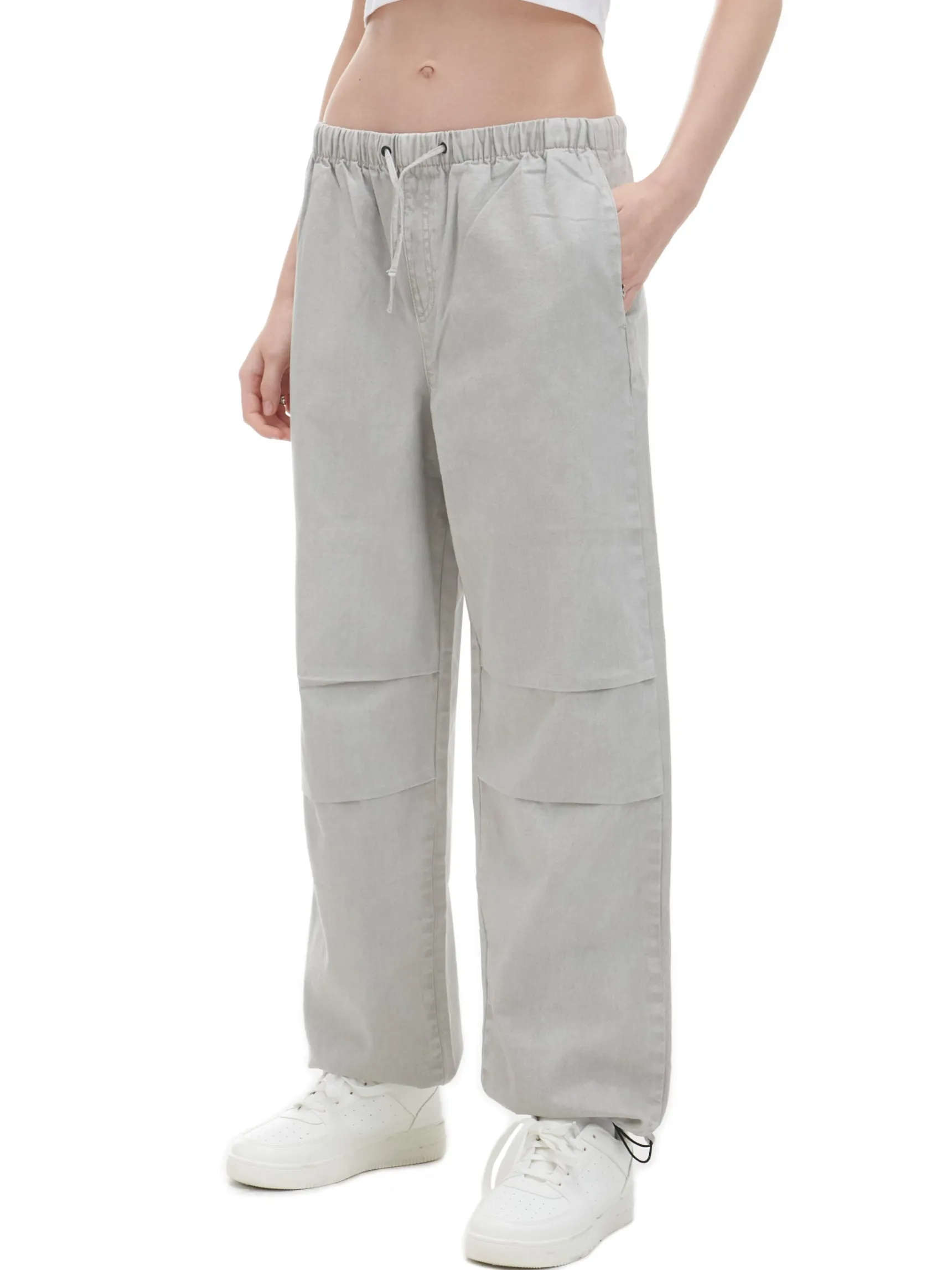 Cropp Szare jeansy parachute | Jeansy