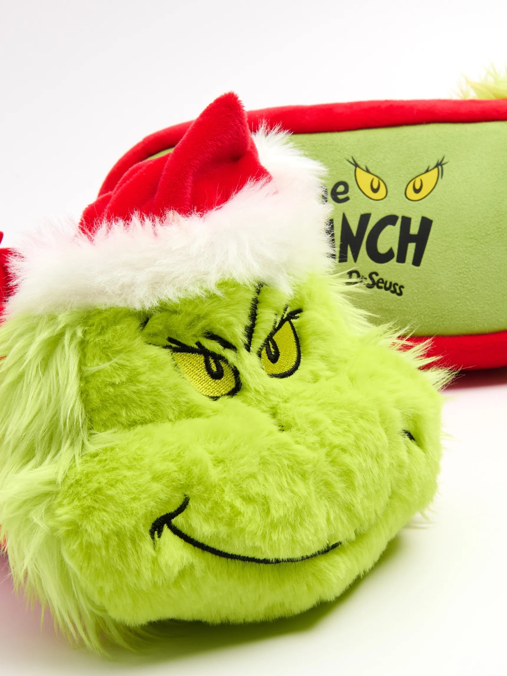 Cropp Świąteczne duże kapcie Grinch | Kapcienew | Cozy