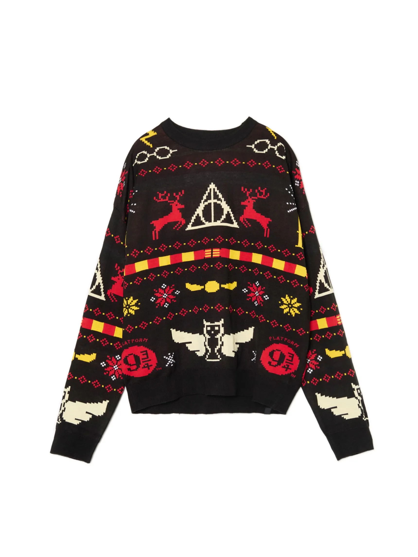 Cropp Świąteczny sweter Harry Potter | Ubrania Świąteczne | Swetry